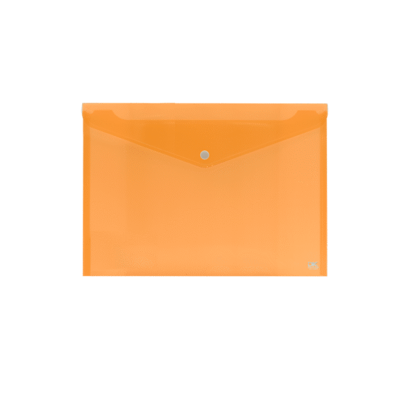 DATA KING ΦΑΚΕΛΟΣ ΚΟΥΜΠΙ Α4 ΔΙΑΦΑΝΟ ΠΑΣΤΕΛ ΠΟΡΤΟΚΑΛΙ 12Τ.