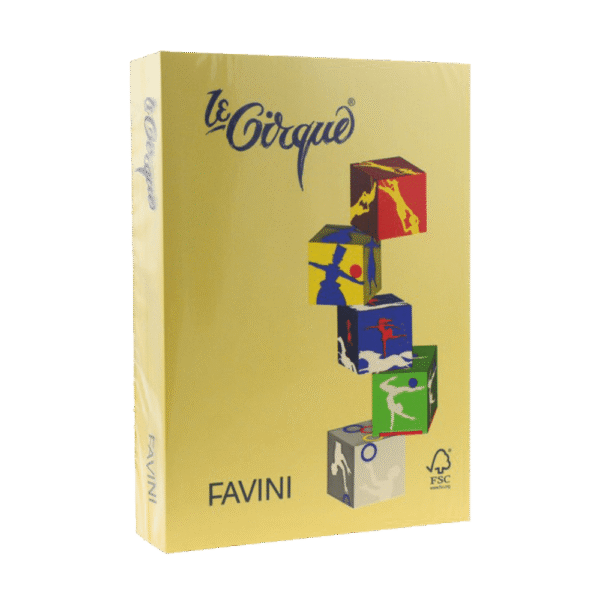 FAVINI ΧΑΡΤΙ Α4 80gr ΚΙΤΡΙΝΟ ΚΑΝΑΡΙΝΙ 500 ΦΥΛΛΑ