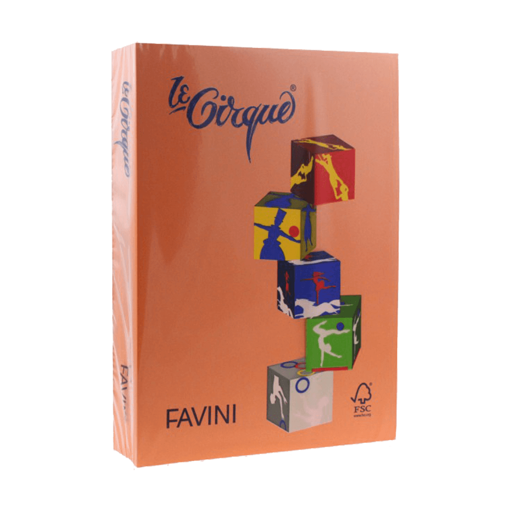 80-205 FAVINI ΧΑΡΤΙ Α4 80gr ΠΟΡΤΟΚΑΛΙ 500 ΦΥΛΛΑ - Image 1