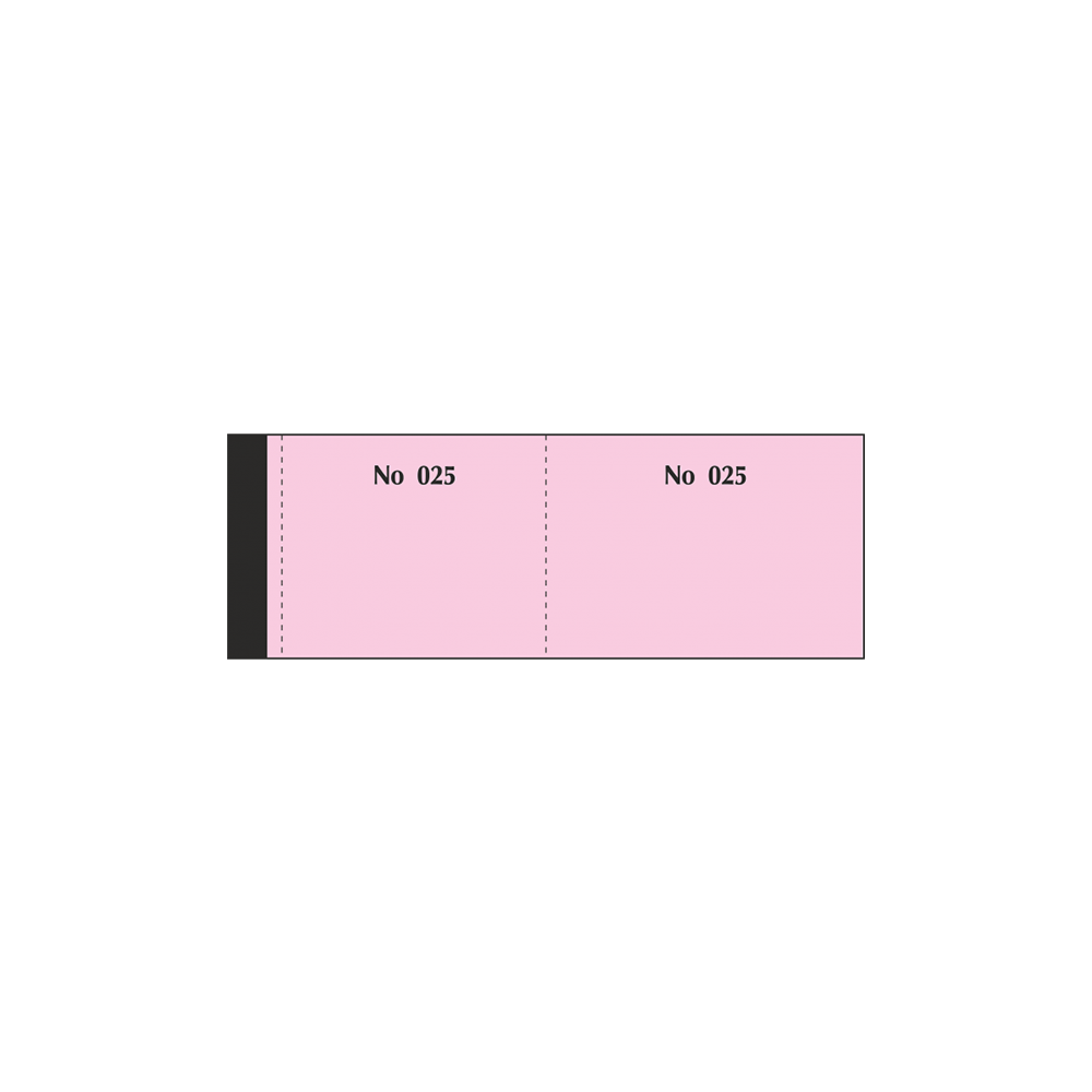 800.155A TYPOTRUST ΜΠΛΟΚ ΑΠΛΟ ΛΑΧΝΟΙ (1-100) 6x17cm ΡΟΖ 100 ΦΥΛΛΑ - Image 1
