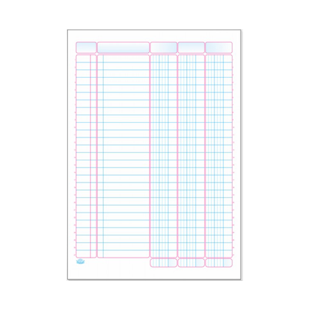 800.511 TYPOTRUST ΦΥΛΛΑΔΕΣ ΛΟΓΙΣΤΙΚΕΣ ΤΡΙΣΤΗΛΕΣ 21x30cm 50 ΦΥΛΛΑ - Image 1