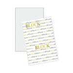 NTELON ΜΠΛΟΚ 14x20cm 200 ΦΥΛΛΑ ΛΕΥΚΟ 5Τ.