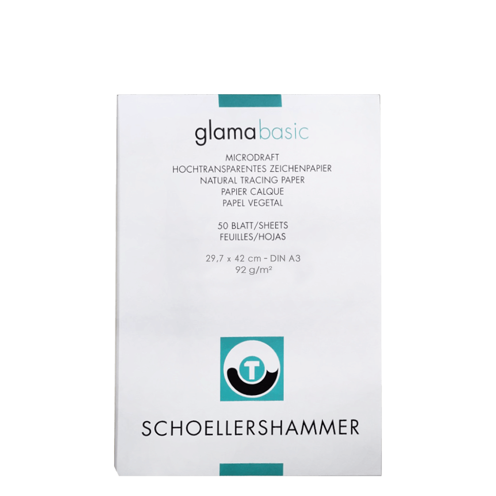 816.25064 SCHOELLER ΜΠΛΟΚ ΧΑΡΤΙ ΔΙΑΦΑΝΕΣ ΡΙΖΟΧΑΡΤΟ 50 ΦΥΛΛΑ 92gr Α3 - Image 1