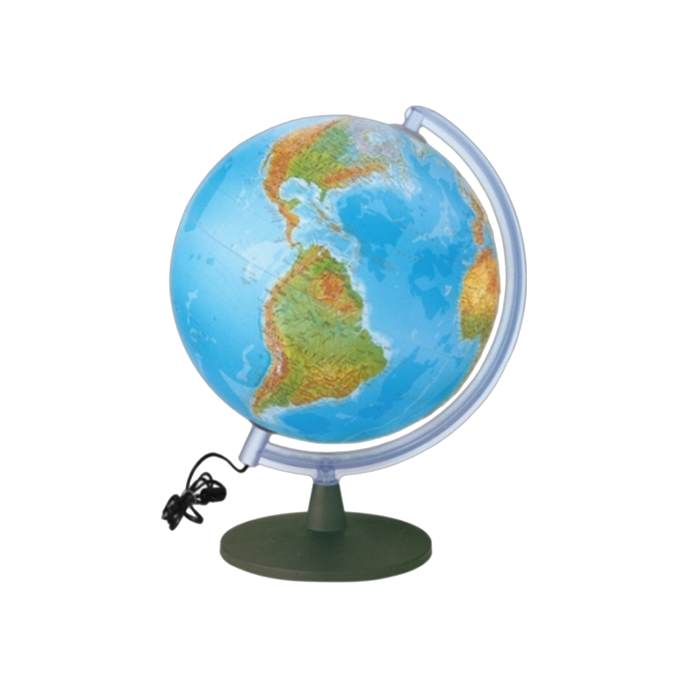 818.88 ΥΔΡΟΓΕΙΟΣ ΣΦΑΙΡΑ ΓΕΩΦΥΣΙΚΗ ΑΝΑΓΛΥΦΗ ΦΩΣ Νο6 ΦΑΡΔΟΣ 30cm - Image 1