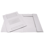 LEIZER ΦΑΚΕΛΟΣ ΜΕ ΑΥΤΙΑ ΧΑΡΤΙΝΟΣ ΜΑΝΙΛΑ 26x35cm ΓΚΡΙ 50Τ.