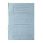 LEIZER ΦΑΚΕΛΟΣ ΜΕ ΑΥΤΙΑ ΧΑΡΤΙΝΟΣ ΜΑΝΙΛΑ 24x34cm ΜΠΛΕ 50Τ.