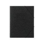 LEIZER ΝΤΟΣΙΕ ΜΕ ΛΑΣΤΙΧΟ ΠΡΕΣΠΑΝ ΓΡΑΜΜΕΣ 26x34cm ΜΑΥΡΟ 50Τ.