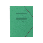 LEIZER ΝΤΟΣΙΕ ΜΕ ΛΑΣΤΙΧΟ ΠΡΕΣΠΑΝ ΓΡΑΜΜΕΣ 26x34cm ΠΡΑΣΙΝΟ 50Τ.