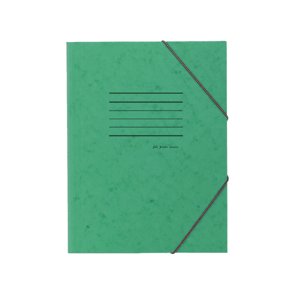 LEIZER ΝΤΟΣΙΕ ΜΕ ΛΑΣΤΙΧΟ ΠΡΕΣΠΑΝ ΓΡΑΜΜΕΣ 26x34cm ΠΡΑΣΙΝΟ 50Τ.