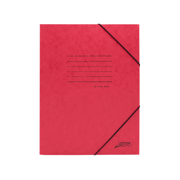 LEIZER ΝΤΟΣΙΕ ΜΕ ΛΑΣΤΙΧΟ ΠΡΕΣΠΑΝ ΓΡΑΜΜΕΣ 26x34cm ΚΟΚΚΙΝΟ 50Τ.