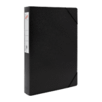 LEIZER ΚΟΥΤΙ ΜΕ ΛΑΣΤΙΧΟ FIBER 25x35x5cm ΜΑΥΡΟ