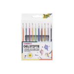 FOLIA ΣΤΥΛΟ GEL GLITTER ΧΡΩΜΑΤΑ 10 ΤΕΜΑΧΙΑ