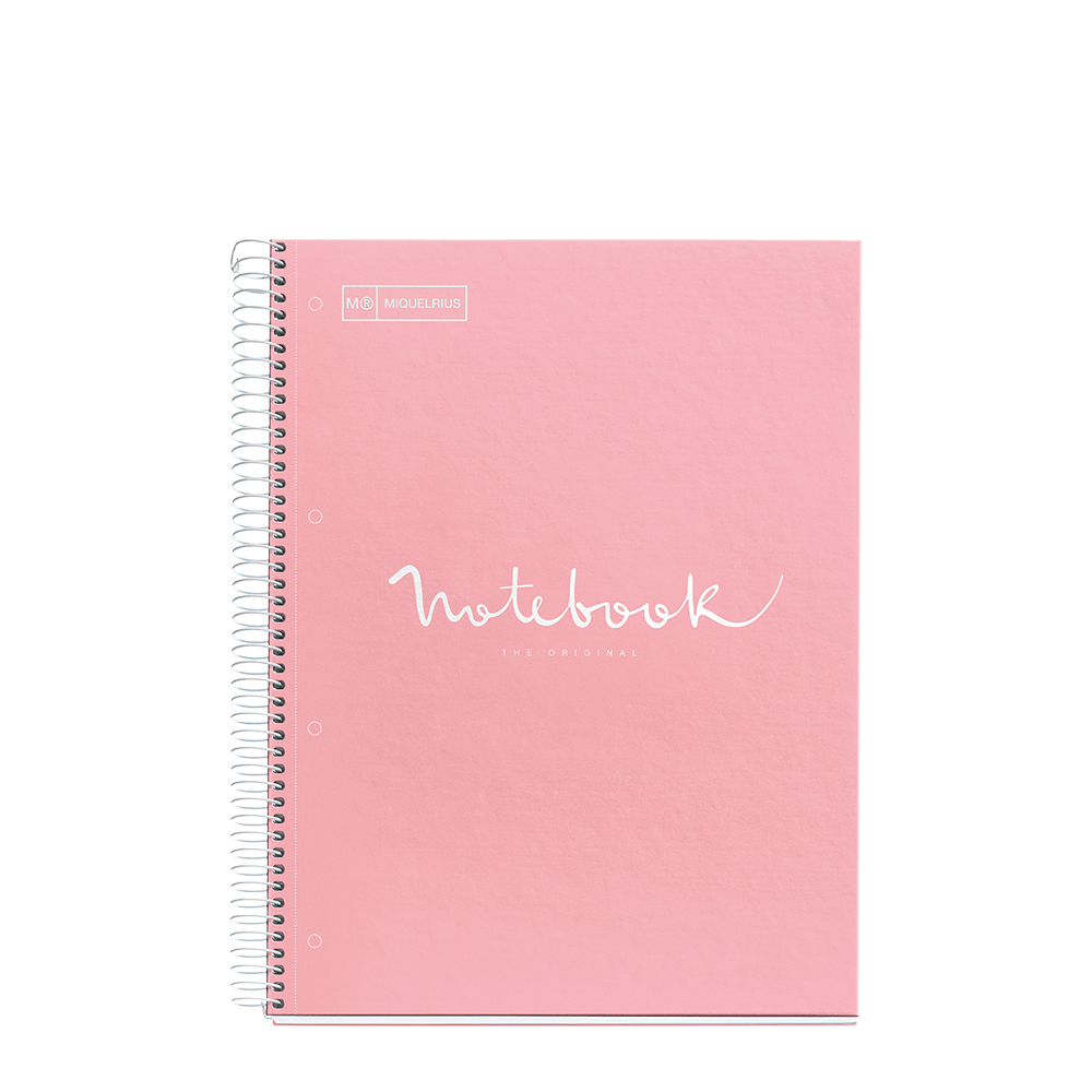 844.48824 MIQUELRIUS ΤΕΤΡΑΔΙΟ Α4 80Φ. ΡΙΓΕ MR EMOTIONS PINK - Image 1