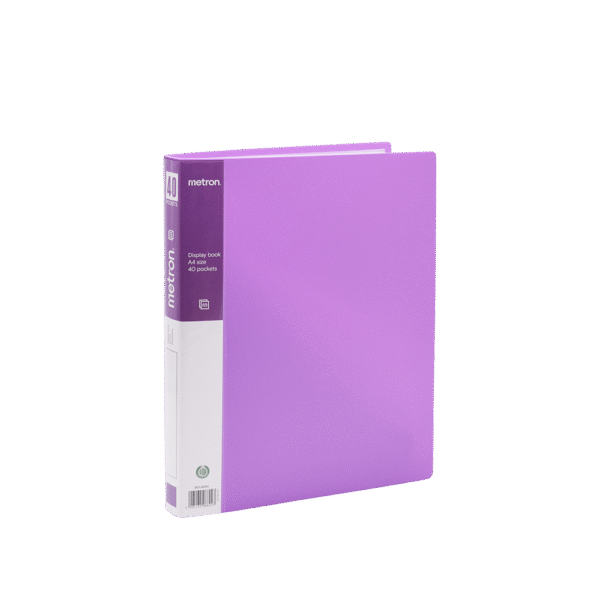 METRON ΣΟΥΠΛ 40 ΘΕΣΕΩΝ Α4 PASTEL ΜΩΒ