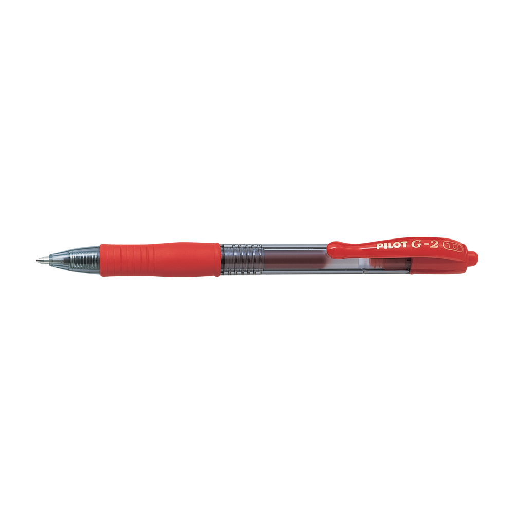 BL-G2-10R PILOT ΣΤΥΛΟ G-2 1.0mm ΚΟΚΚΙΝΟ 12 ΤΕΜΑΧΙΑ - Image 1