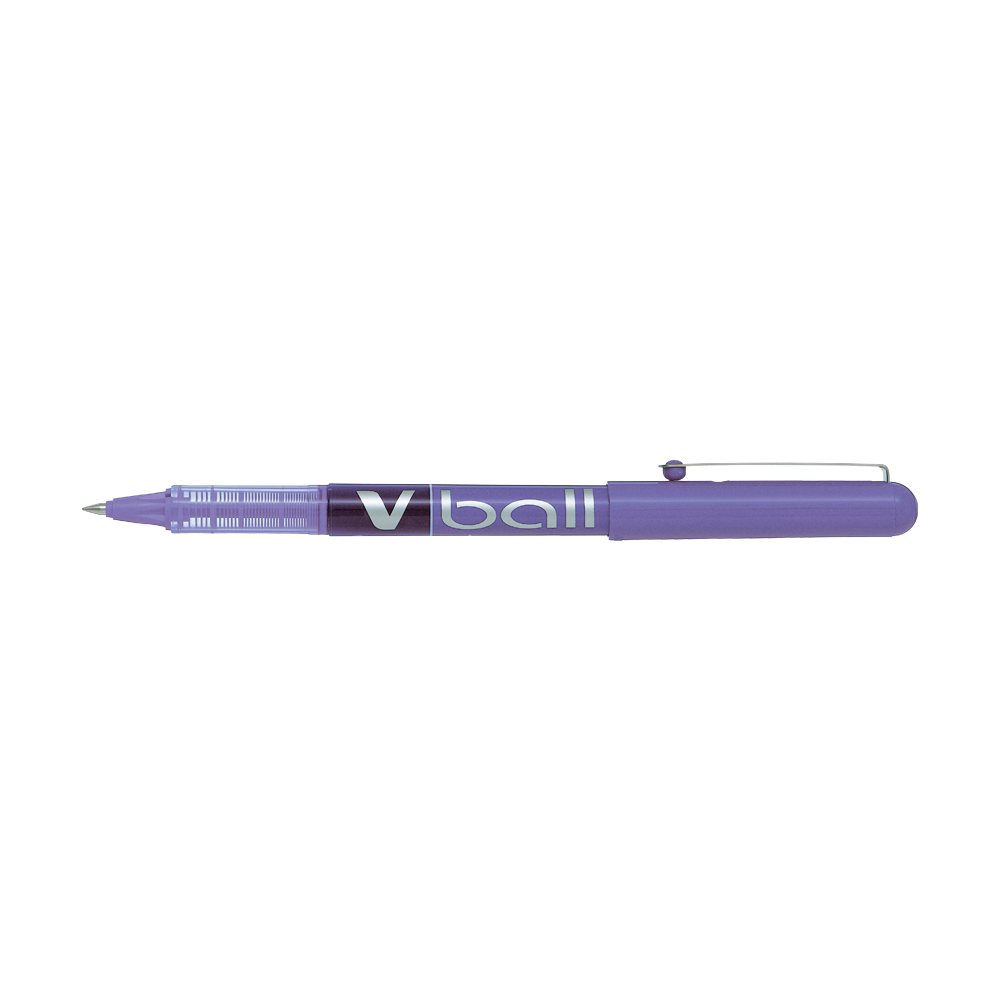 BL-VB5V PILOT ΣΤΥΛΟ ΥΓΡΗΣ ΜΕΛΑΝΗΣ V-BALL 0.5mm FINE ΜΩΒ 12 ΤΕΜΑΧΙΑ - Image 1