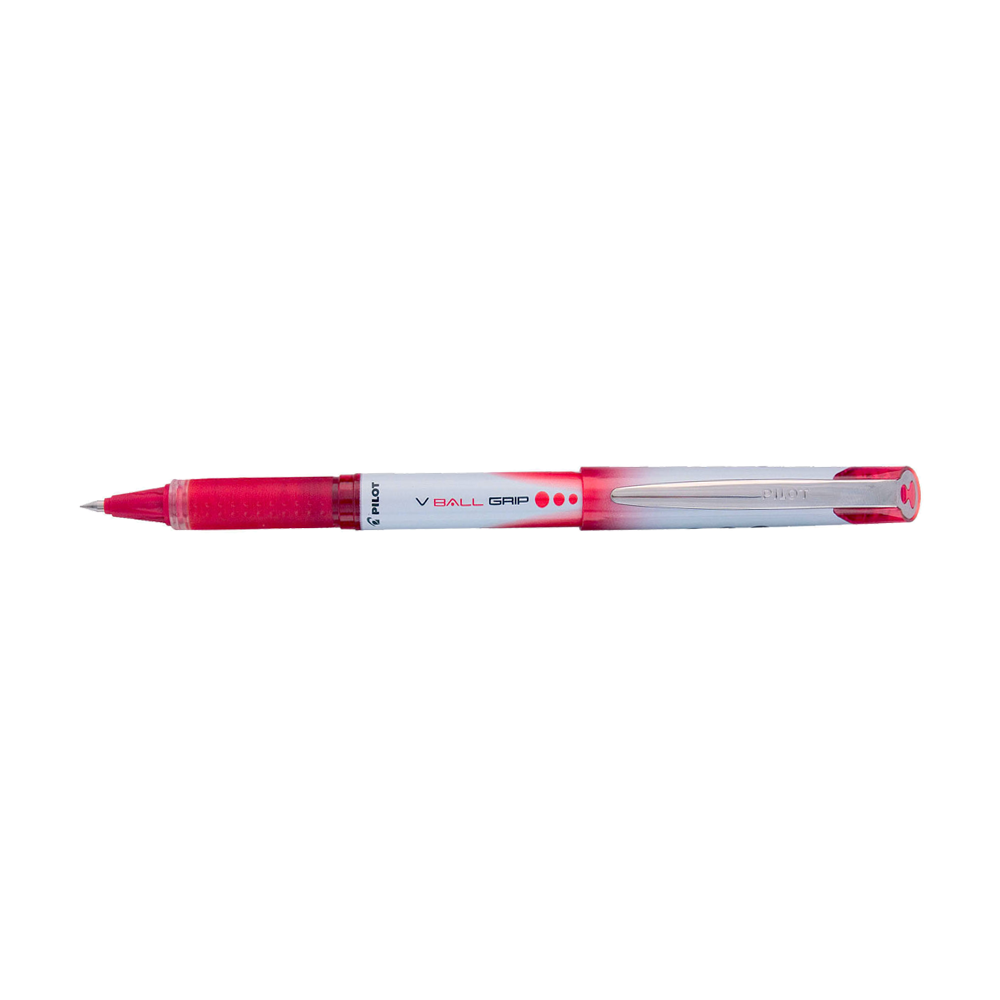BLN-VBG-7R PILOT ΣΤΥΛΟ ΥΓΡΗΣ ΜΕΛΑΝΗΣ V-BALL GRIP 0.7mm ΚΟΚΚΙΝΟ 12 ΤΕΜΑΧΙΑ - Image 1