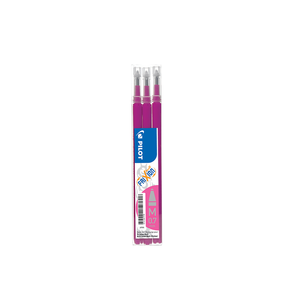 BLS-FR7-S3-P PILOT ΑΝΤΑΛΛΑΚΤΙΚΟ FRIXION BALL 0.7mm MEDIUM ΡΟΖ 12x3Τ. - Image 1