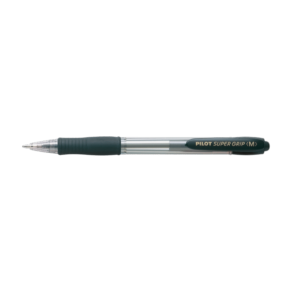 PILOT ΣΤΥΛΟ SUPER GRIP 1.0mm MEDIUM ΜΑΥΡΟ 12 ΤΕΜΑΧΙΑ