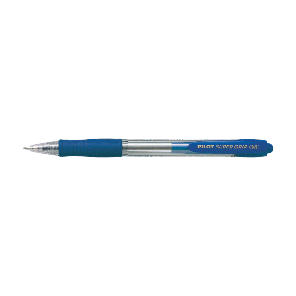 PILOT ΣΤΥΛΟ SUPER GRIP 1.0mm MEDIUM ΜΠΛΕ 12 ΤΕΜΑΧΙΑ