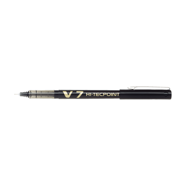 PILOT ΣΤΥΛΟ ΥΓΡΗΣ ΜΕΛΑΝΗΣ V7 HI-TECPOINT 0.7mm ΜΑΥΡΟ 12 ΤΕΜΑΧΙΑ