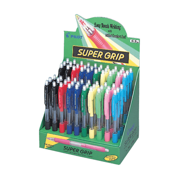 PILOT ΒΙΤΡΙΝΑ ΜΟΛΥΒΙ ΜΗΧΑΝΙΚΟ SUPER GRIP 0.5mm 60 ΤΕΜΑΧΙΑ