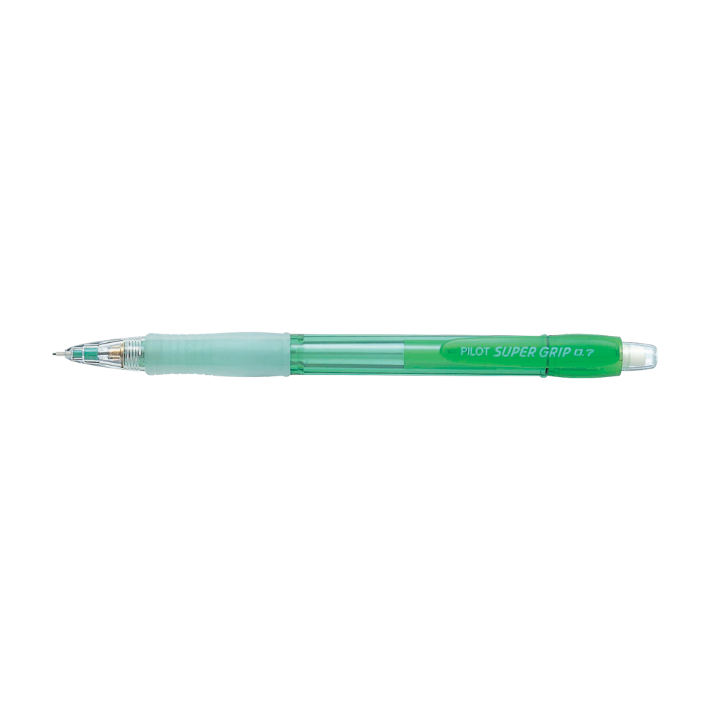 H-187N.G PILOT ΜΗΧΑΝΙΚΟ ΜΟΛΥΒΙ SUPER GRIP 0.7mm ΝΕΟΝ ΠΡΑΣΙΝΟ 12 ΤΕΜΑΧΙΑ - Image 1