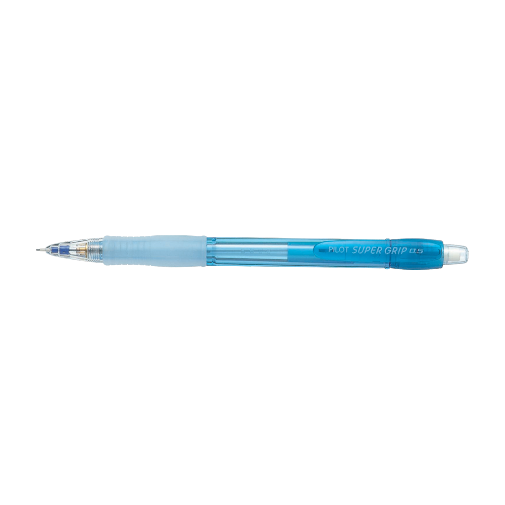 H-187N.L PILOT ΜΗΧΑΝΙΚΟ ΜΟΛΥΒΙ SUPER GRIP 0.7mm ΝΕΟΝ ΜΠΛΕ 12 ΤΕΜΑΧΙΑ - Image 1