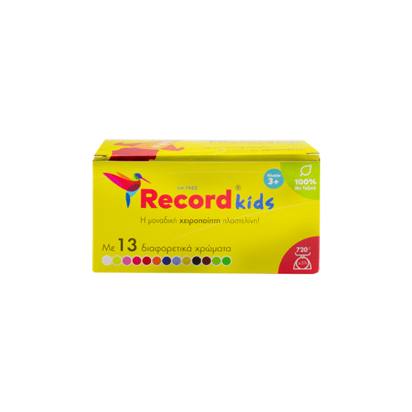 RECORD KIDS 3+ ΠΛΑΣΤΕΛΙΝΗ 13 ΧΡΩΜΑΤΑ