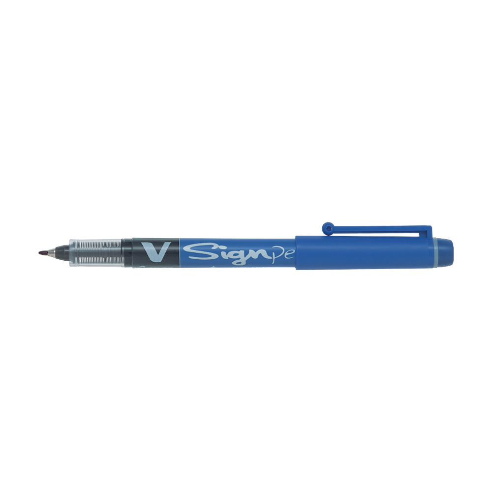 SW-VSPL PILOT ΣΤΥΛΟ ΜΑΡΚΑΔΟΡΟΣ V-SIGN PEN 0.6mm ΜΠΛΕ 12 ΤΕΜΑΧΙΑ - Image 1