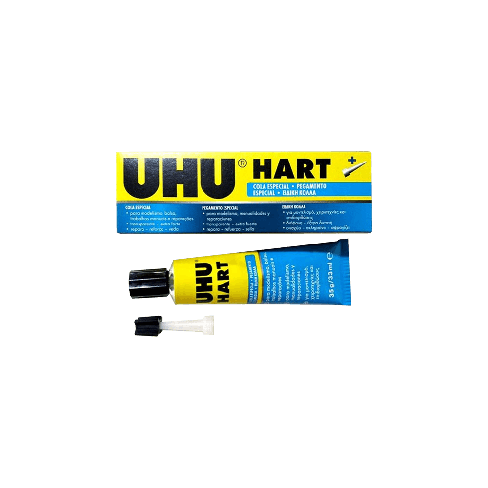 U11524 UHU ΚΟΛΛΑ HART ΜΑΚΕΤΩΝ-ΜΟΝΤΕΛΙΣΜΟΥ 35ml 10Τ. - Image 1