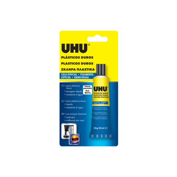 UHU ΚΟΛΛΑ ΠΛΑΣΤΙΚΩΝ 33ml 6Τ