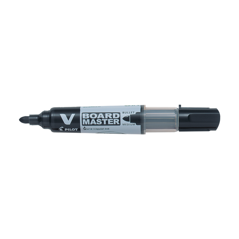 WBMA-VBM-M-B PILOT ΜΑΡΚΑΔΟΡΟΣ ΠΙΝΑΚΟΣ V-BOARD MASTER MEDIUM ΜΑΥΡΟ 10 ΤΕΜΑΧΙΑ - Image 1