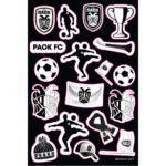 ΑΥΤΟΚΟΛΛΗΤA ΠΑΟΚ 8X12ΕΚ 5 ΦΥΛΛΑ - Image 3