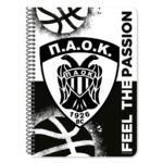 ΤΕΤΡΑΔΙΟ ΣΠΙΡΑΛ 17Χ25 2ΘΕΜ 60Φ  ΠΑΟΚ BC  2ΣΧ - Image 3