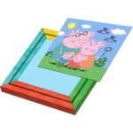 Παζλ Κορνίζα Peppa Pig Luna Toys 2 σε 1 Χρωματισμού 2 όψεων 64 Τμx. 27x27 εκ. - Image 3