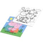 Παζλ Κορνίζα Peppa Pig Luna Toys 2 σε 1 Χρωματισμού 2 όψεων 64 Τμx. 27x27 εκ. - Image 5