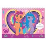 ΜΠΛΟΚ ΖΩΓΡΑΦ MY LITTLE PONY 23X33 40ΦΥΛ  ΑΥΤΟΚ-ΣΤΕΝΣΙΛ- 2ΣΕΛ ΧΡ  2ΣΧ - Image 2