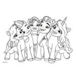 ΜΠΛΟΚ ΖΩΓΡΑΦ MY LITTLE PONY 23X33 40ΦΥΛ  ΑΥΤΟΚ-ΣΤΕΝΣΙΛ- 2ΣΕΛ ΧΡ  2ΣΧ - Image 4