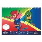 Μπλοκ Ζωγραφ PJ Masks 23x33, 40 Φύλ, Aυτοκόλ-Στενσιλ-2 Σελ Χρωμ 2 Σχ - Image 2