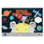 ΜΠΛΟΚ ΖΩΓΡΑΦ NASA 23X33 40ΦΥΛ ΑΥΤΟΚ-ΣΤΕΝΣΙΛ- 2ΣΕΛ ΧΡ  2ΣΧ. - Image 2