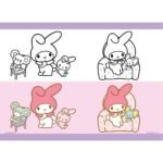 Τετράδιο Καρφίτσα My Melody 17x25 εκ. 40 Φύλλα σε 2 Σχέδια - Image 4