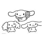Μπλοκ Ζωγραφ Cinnamoroll 23x33, 40 Φύλ, Aυτοκόλ-Στενσιλ-2 Σελ Χρωμ 2 Σχέ - Image 5