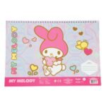 Μπλοκ Ζωγραφ My Melody 23x33, 40Φύλ, Aυτοκόλ-Στενσιλ-2Σελ Χρωμ 2Σχ - Image 2