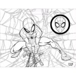 Μπλοκ Χρωματισμού Spiderman με 40 Σελ. Χρωματισμού, Αυτοκόλλητα και Κηρομπογιές - Image 5