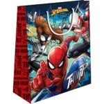 ΣΑΚΟΥΛΑ ΔΩΡΟΥ ΧΑΡΤΙΝΗ 26X12X32 SPIDERMAN ΜΕ FOIL 2ΣΧ Ν - Image 2
