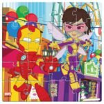 Μαγνητικό Παζλ Spidey And His Amazing Friends Luna Toys 60τμχ. 18x1,3x18εκ. - Image 2