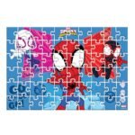 Παζλ Spidey And His Amazing Friends Luna Toys Foil  2 σε 1 60τμχ. σε Κύλινδρο 48x33εκ. - Image 2