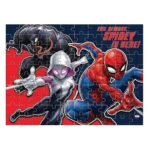 Παζλ Χρωματισμού 2 όψεων Spider - Man Luna Toys Glow In The Dark 100Τεμ 48x34εκ. - Image 2