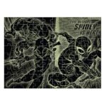 Παζλ Χρωματισμού 2 όψεων Spider - Man Luna Toys Glow In The Dark 100Τεμ 48x34εκ. - Image 3